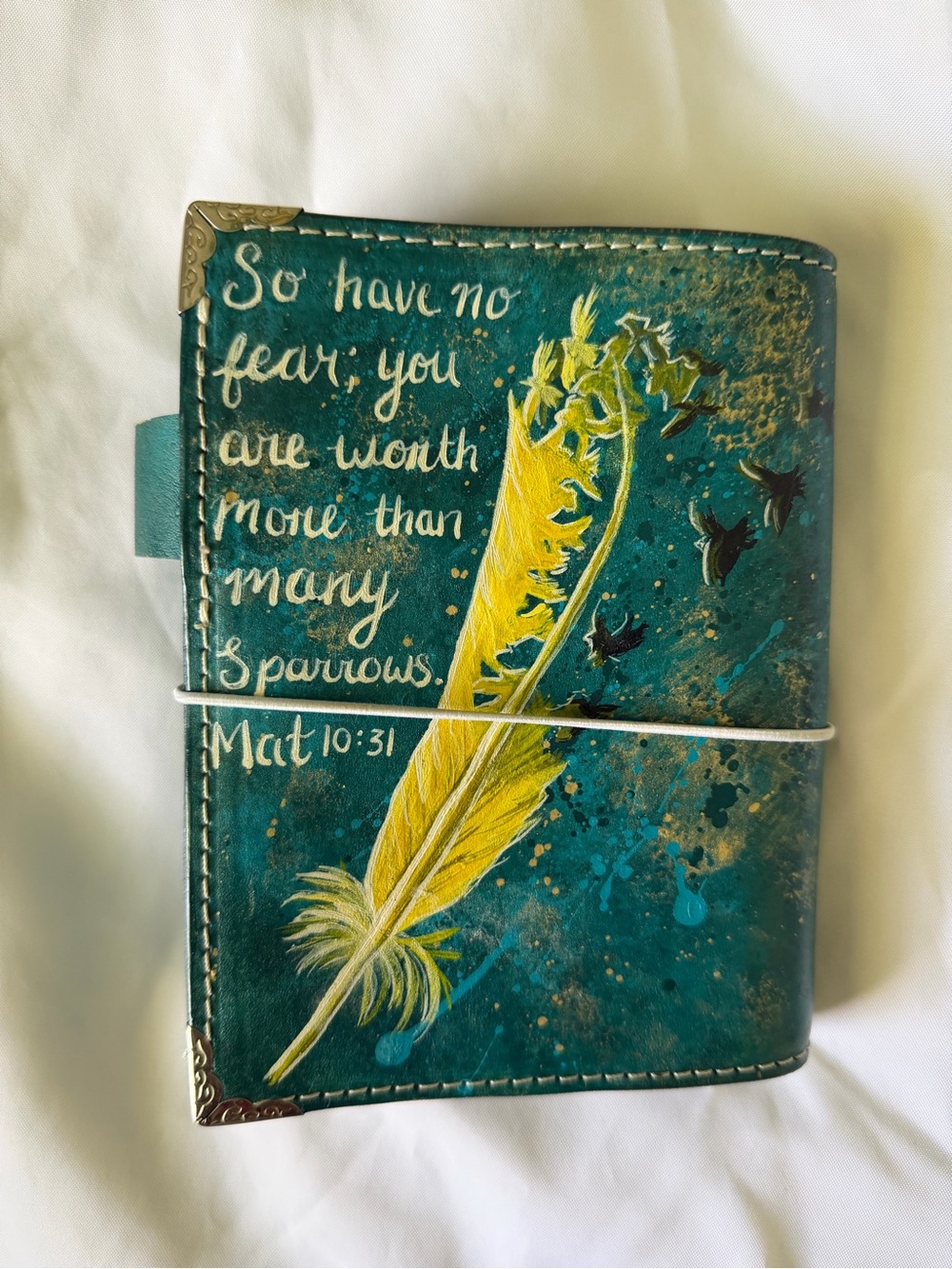 Unique one of a kind travelers notebook A6 or pocket size